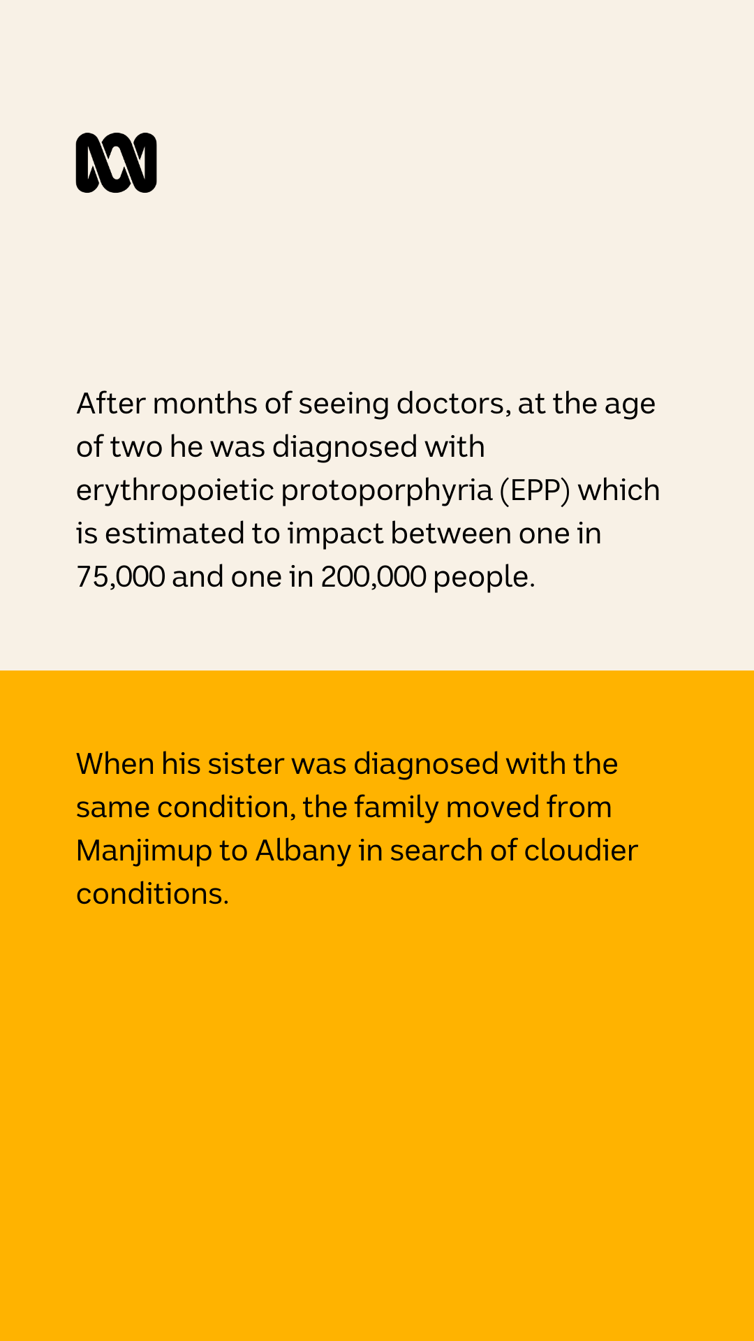 Erythropoietic Protoporphyria kept man out of sun for 50 years - ABC News