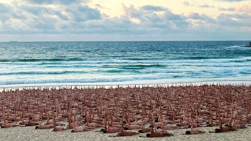 Would you get nude in front of thousands for a good cause? This lot did