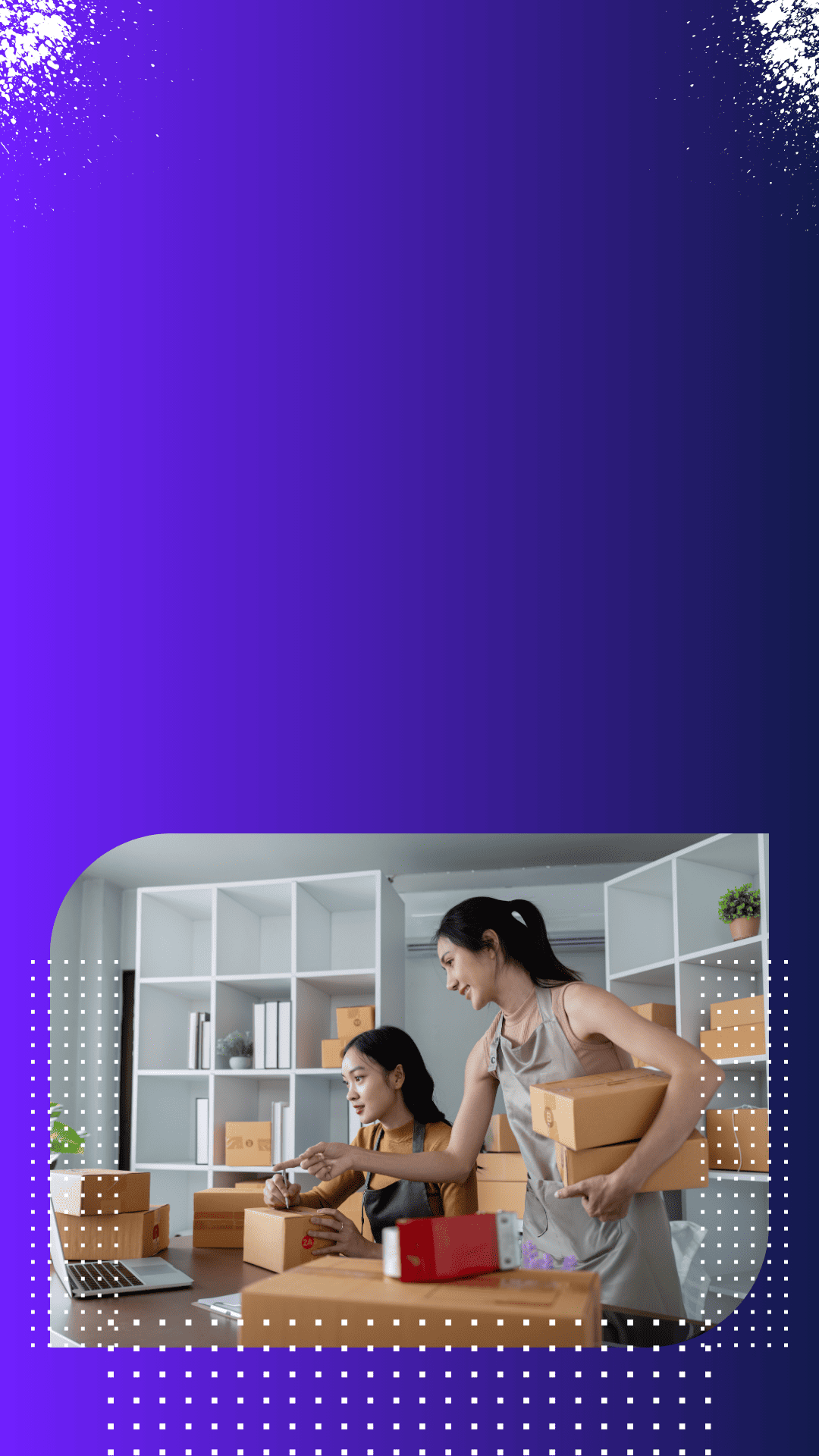box,adult,female,person,woman,cardboard,carton,package,package delivery,face