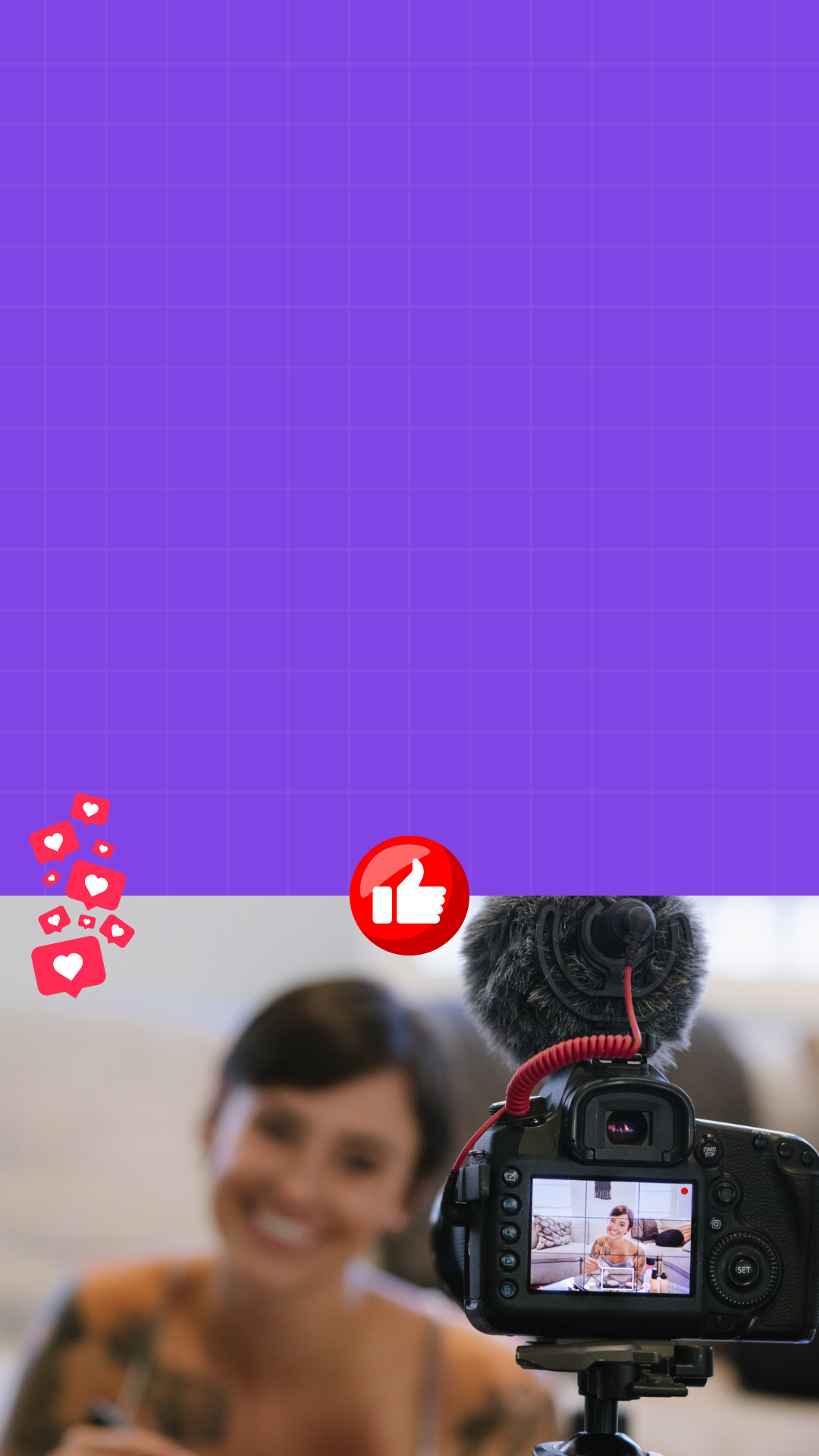 woman in red coat covering her face with her hair