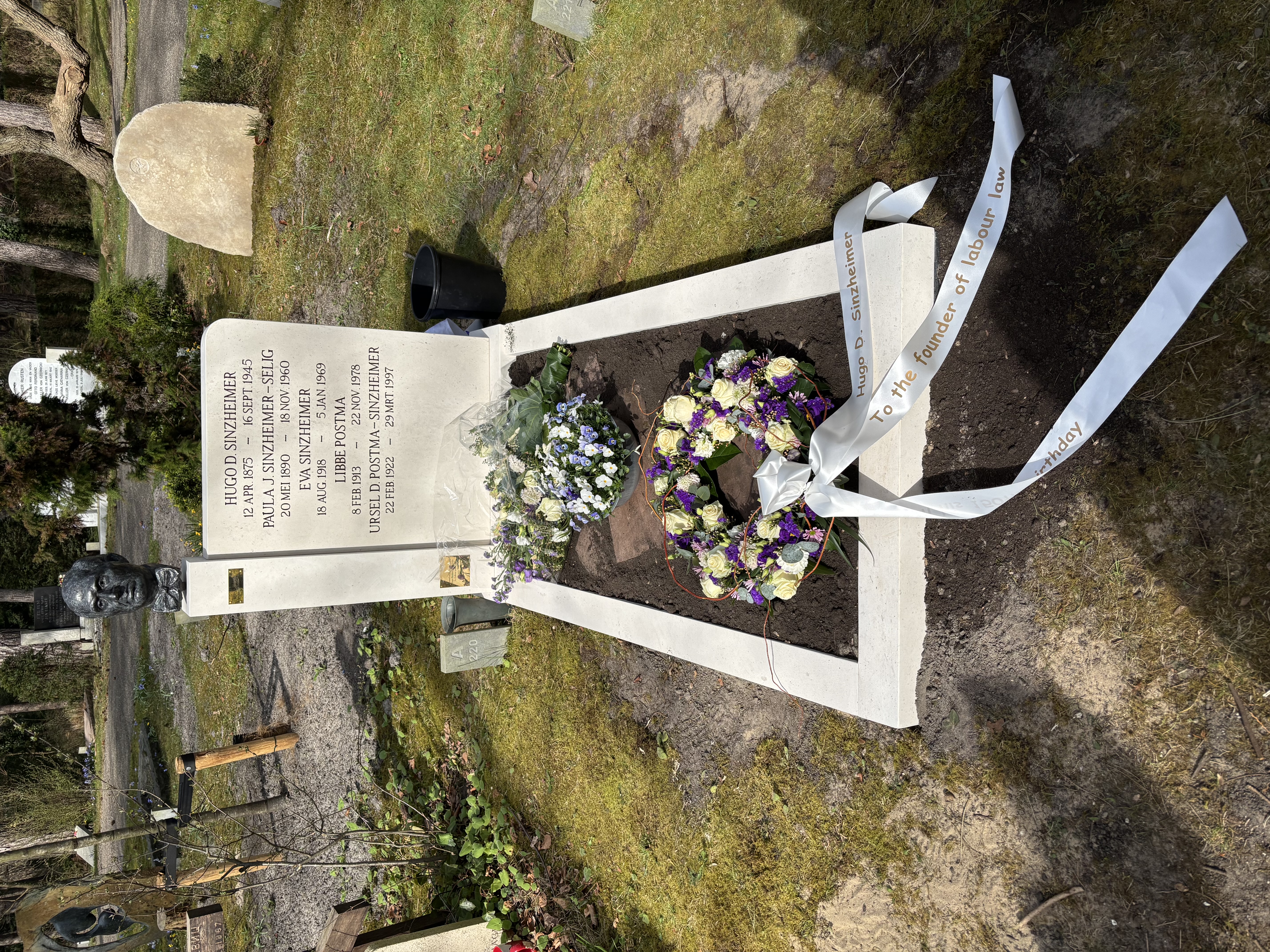 tomb,flower,flower arrangement,plant,gravestone,flower bouquet,person,graveyard,outdoors,cross