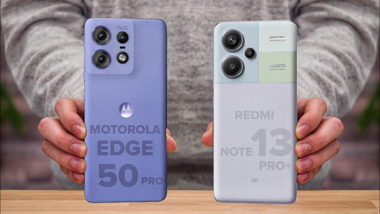 Redmi Edge Redmi Note 13 Pro Plus vs Motorola Edge 50 Pro Comparison: Which is ...