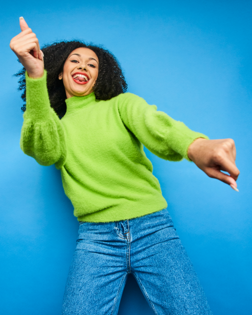 head,person,face,happy,smile,laughing,triumphant,shorts,clothing,finger