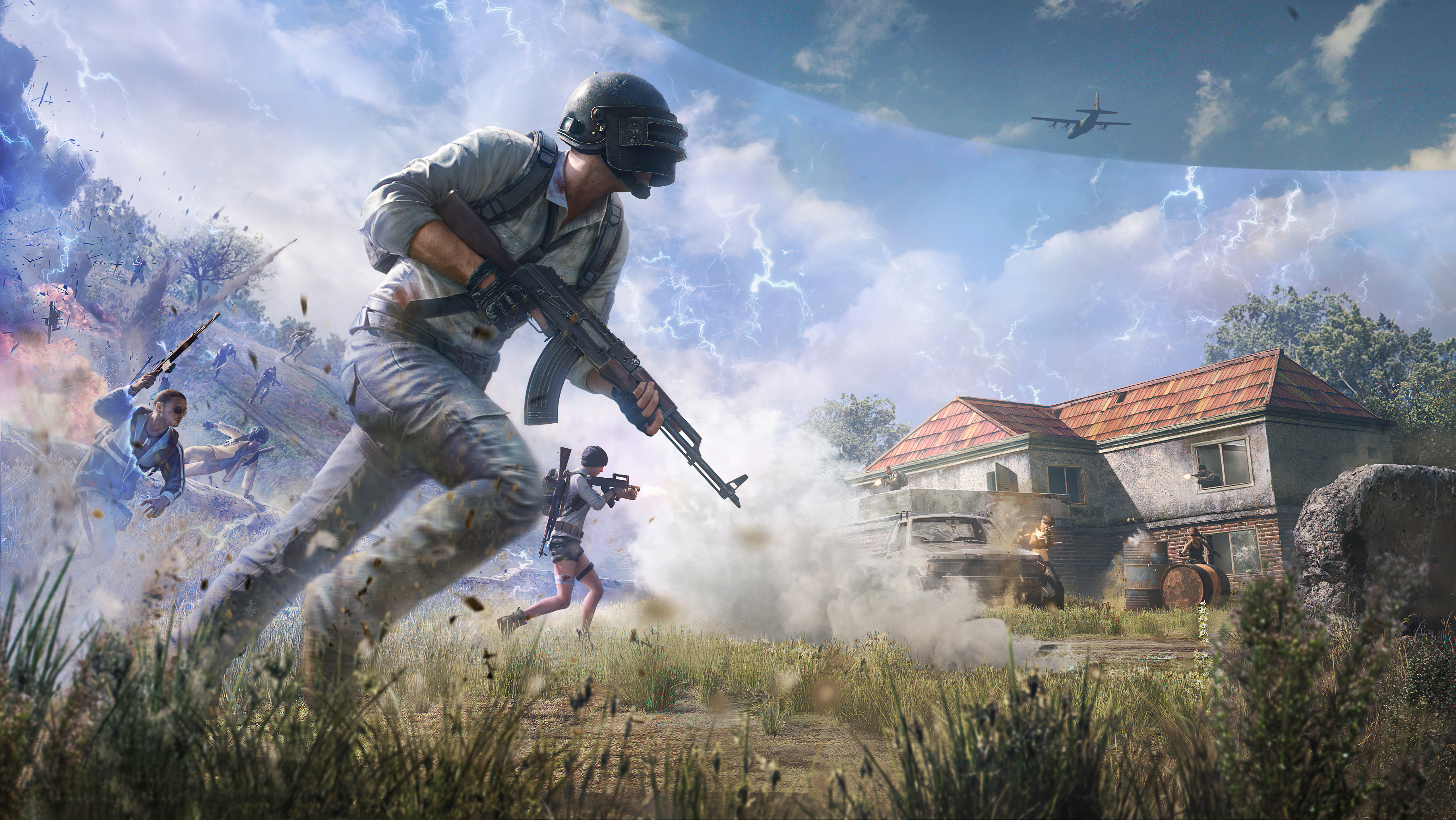 gun,airplane,person,adult,male,man,helmet,shoe,car,war