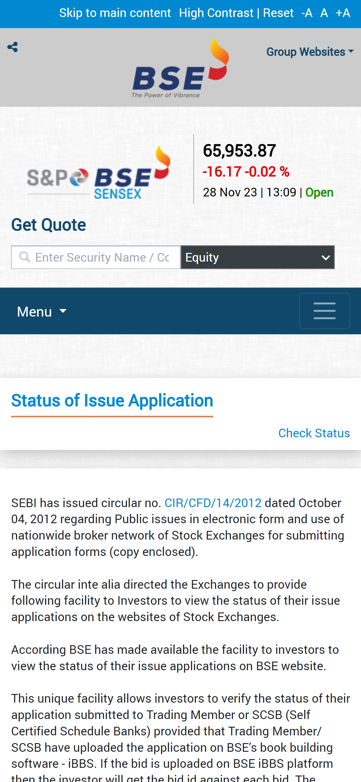Tata Technologies IPO Allotment Status Online Check Guide for BSE