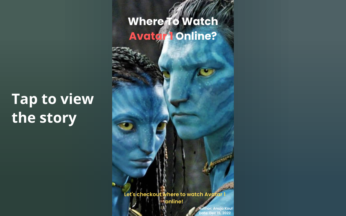 Watch on sale avatar online