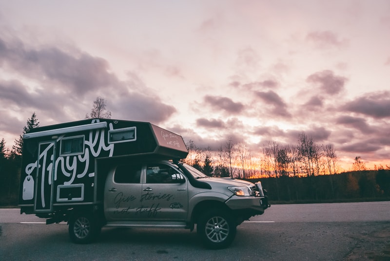 van,sunset