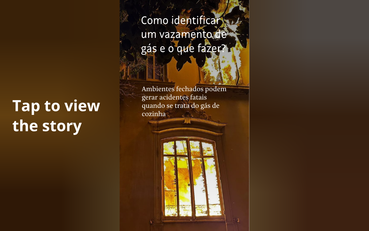 Vazamento de gás: o que fazer?